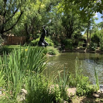 Nedra Matteucci Galleries - Backyard - Art Galleries Near Me - Santa Fe, New Mexico