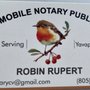 Robin Rupert Mobile Notary Signing Services
