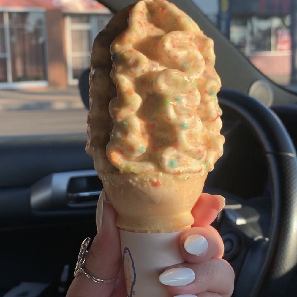 Fruit Loops Dipped Cone Fruit Loops Dipped Cone