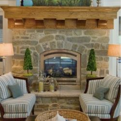 LasVegasFurnitureOnline.com - Family Room with Fireplace