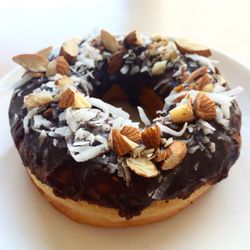 Chin Up Donuts - Almond Joyous donut