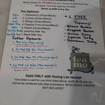TeaMo - We spent over $30 and got our free passionfruit green tea with grass jelly - Cafes Near Me - San Jose, California TeaMo - We spent over $30 and got our free passionfruit green tea with grass jelly - Cafes Near Me - San Jose, California