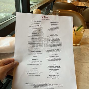Il Terrazzo - Menu - Italian Near Me - Portland, Oregon