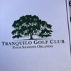 Tranquilo Golf Course gift card