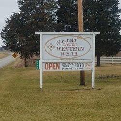 Rinehold Tack & Western Wear - Look for the sign