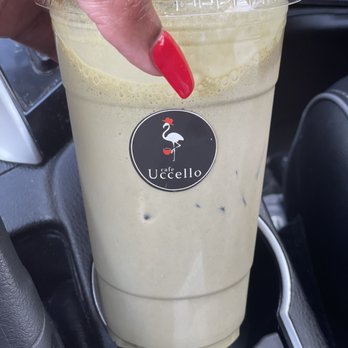 Cafe Uccello - Japanese Matcha Honey Latte - Breakfast & Brunch Near Me - Oakland, California Cafe Uccello - Japanese Matcha Honey Latte - Breakfast & Brunch Near Me - Oakland, California