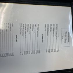 Greenwood's Cafe - Breakfast menu