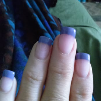 Mj Nails - Purple tips pink gel fill :-) - Nail Salons Near Me - Chicopee, Massachusetts Mj Nails - Purple tips pink gel fill :-) - Nail Salons Near Me - Chicopee, Massachusetts
