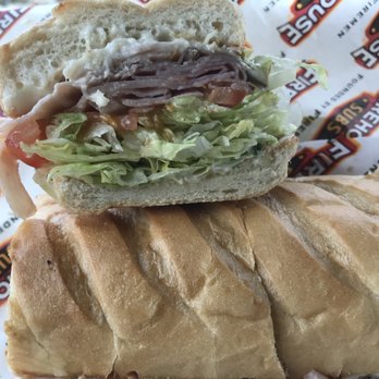 Firehouse Subs - Side view of the sandwich, for $12 I feel it should have a bit more meat - Sandwiches Near Me - Sparks, Nevada Firehouse Subs - Side view of the sandwich, for $12 I feel it should have a bit more meat - Sandwiches Near Me - Sparks, Nevada