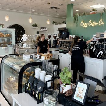 Cozy Coffee - Overview of the ordering counter - Coffee & Tea Near Me - Westminster, Colorado Cozy Coffee - Overview of the ordering counter - Coffee & Tea Near Me - Westminster, Colorado