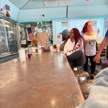 Pat's Diner - a group of people sitting at a counter - Southern Near Me - Trenton, New Jersey Pat's Diner - a group of people sitting at a counter - Southern Near Me - Trenton, New Jersey