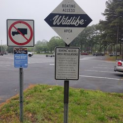 McCrary Creek Access Area - Important signage