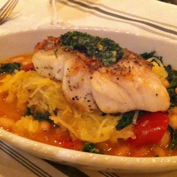 Farm Table - Pan Roasted Grouper with spaghetti squash, white bean ragout and roasted garlic gremolata! - New American Near Me - Wake Forest, North Carolina Farm Table - Pan Roasted Grouper with spaghetti squash, white bean ragout and roasted garlic gremolata! - New American Near Me - Wake Forest, North Carolina