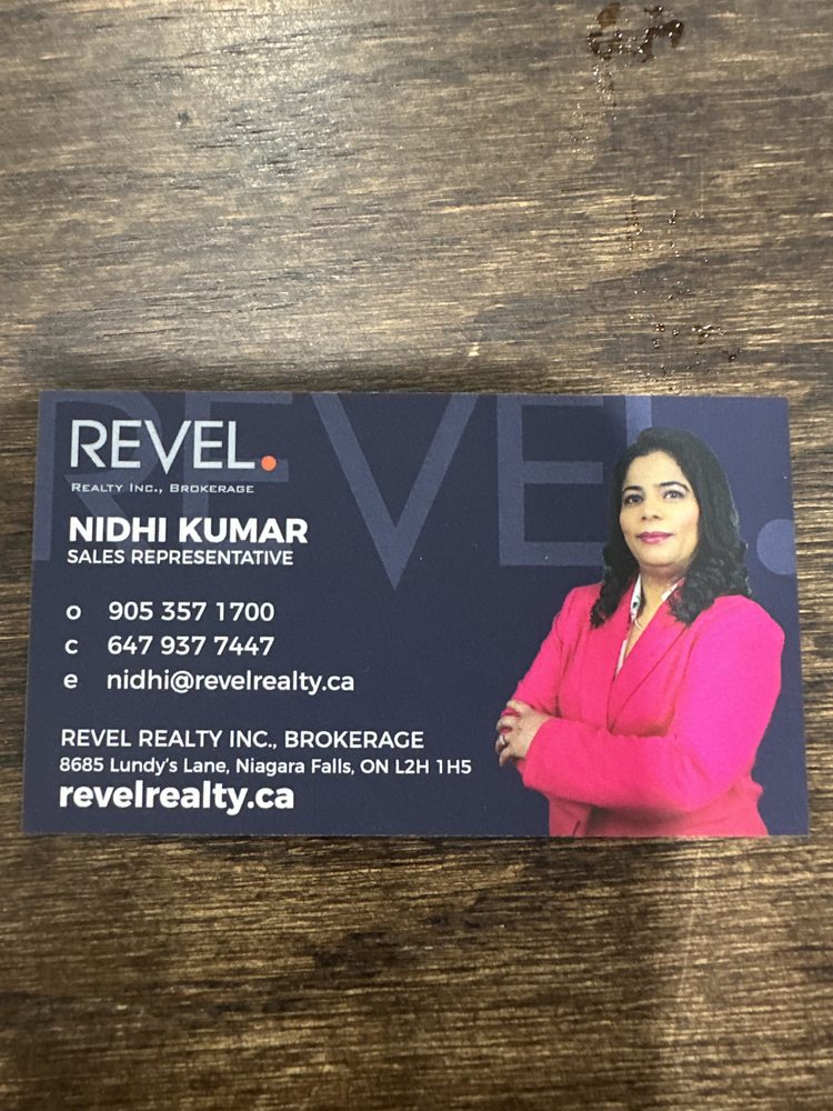 NIDHI KUMAR REVEL REALTY Updated September 2024 Contact Agent