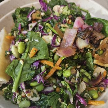 Just Salad - Tokyo supergreen with tofu and chicken @ an extra cost. - Salad Near Me - Westbury, New York Just Salad - Tokyo supergreen with tofu and chicken @ an extra cost. - Salad Near Me - Westbury, New York