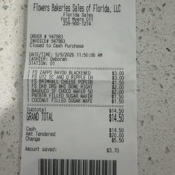 Flowers Bakery Outlet - Bakeries Near Me - Fort Myers, Florida Flowers Bakery Outlet - Bakeries Near Me - Fort Myers, Florida