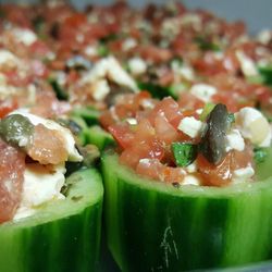 Chef's Edge Catering - Stuffed cucumbers