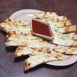 Aliya's Pizza - Amazing breadsticks, it had a variety of cheeses it made them taste spectacular.