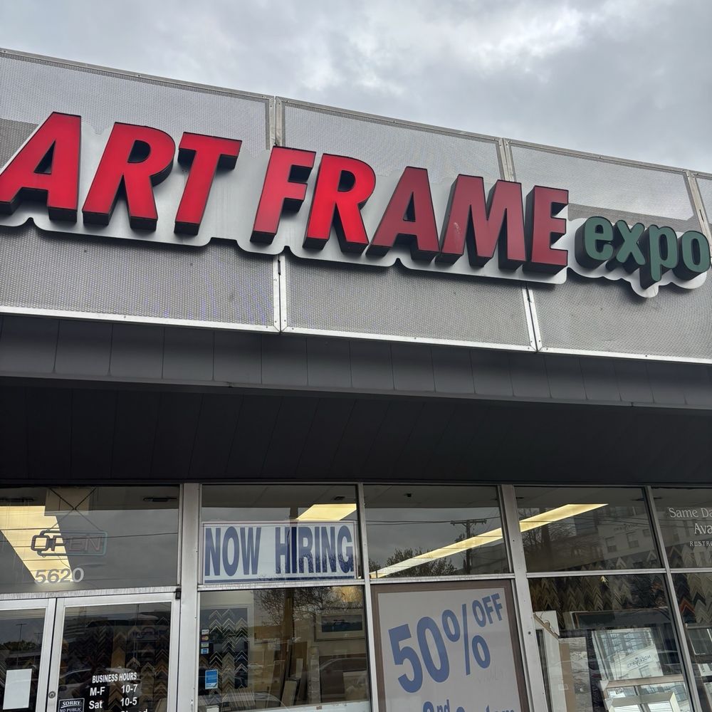 Art & Frame Expo - Store Front - Arts & Crafts Near Me - Dallas, Texas