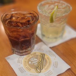Cattlemens Steakhouse - Double jamo-coke and margarita