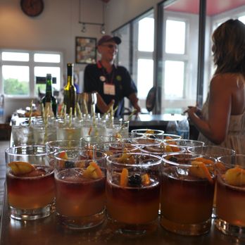 Damiani Wine Cellars - Two cocktails for us to try. - Wineries Near Me - Burdett, New York
