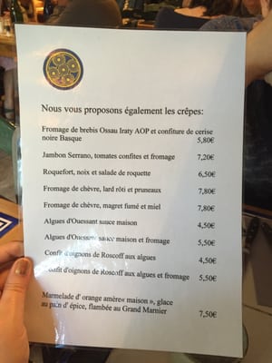 Menu photo 5 La Krampouzerie Quimper, 29
