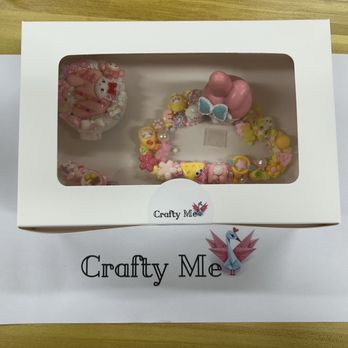Crafty Me - Cell phone holder, mini brush, and a clip - Art Classes Near Me - Brisbane, California