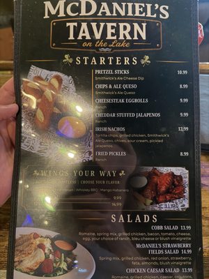 Menu photo 1 McDaniels Tavern Montgomery, TX Menu photo 1 McDaniels Tavern Montgomery, TX