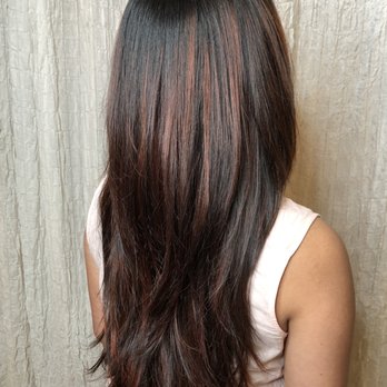 Black Orchid Salon - Balayage with two colors mixed - Hair Salons Near Me - Austin, Texas Black Orchid Salon - Balayage with two colors mixed - Hair Salons Near Me - Austin, Texas