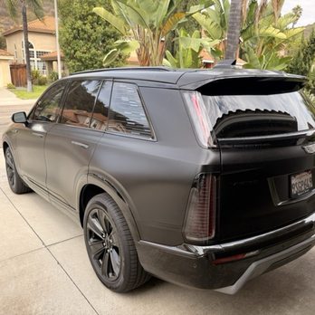 SD Auto Style - Satin black Cadillac Vistic with black out! (Grey bumper will be done soon!) - Car Window Tinting Near Me - San Diego, California SD Auto Style - Satin black Cadillac Vistic with black out! (Grey bumper will be done soon!) - Car Window Tinting Near Me - San Diego, California