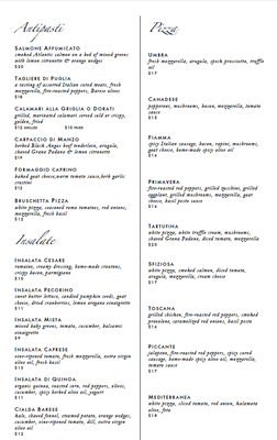 Menu photo 1 FiAMMA Ristorante Etobicoke, ON