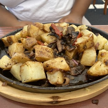 Perkins Restaurant & Bakery - Steak, peppers, onions with sautéed mushrooms over potatoes. - American Near Me - East Brunswick, New Jersey Perkins Restaurant & Bakery - Steak, peppers, onions with sautéed mushrooms over potatoes. - American Near Me - East Brunswick, New Jersey