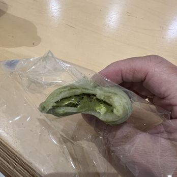 J.sweets - Inside the green tea mochi - Desserts Near Me - Torrance, California J.sweets - Inside the green tea mochi - Desserts Near Me - Torrance, California