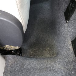 Blessed Hands Car Wash & Detail Plus - Contents still in the carpet and on the seat