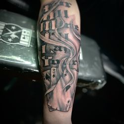 831 INK Tattoo Studio - Lower arm tattoo piece done 831 INK tattoo studio artist Gabe. Monterey ca top tattoo studio.