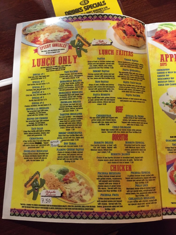 Online Menu of El Parian Mexican Grille Restaurant, Pineville