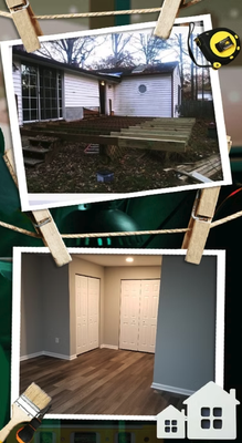 Before and After Gallery - For our Federal and State clients we offer and specialize in finish carpentry and painting.
For our Residential and Commercial clients, we offer full service remodeling. Our licensed HVAC, Electrical, Plumbing, Carpentry and Painting Professionals are ready to serve you Before and After Gallery - For our Federal and State clients we offer and specialize in finish carpentry and painting.
For our Residential and Commercial clients, we offer full service remodeling. Our licensed HVAC, Electrical, Plumbing, Carpentry and Painting Professionals are ready to serve you