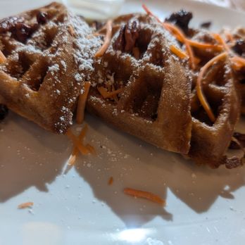 Broken Yolk Cafe - Carrot Cake Waffle - Breakfast & Brunch Near Me - Henderson, Nevada
