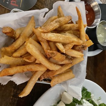Guilford Hall Brewery - french fries with cherry ketchup and herb mayo dipping sauces - Breweries Near Me - Baltimore, Maryland Guilford Hall Brewery - french fries with cherry ketchup and herb mayo dipping sauces - Breweries Near Me - Baltimore, Maryland
