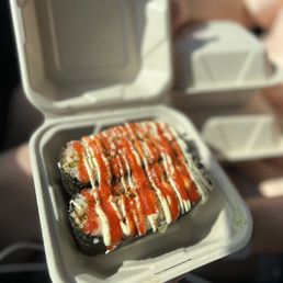 Spicy Crab Musubi
