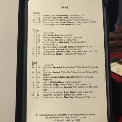 Menu photo 2 The Mixing Room Los Angeles, CA