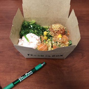 Fresh Box - Opening of a small sized box to-go. - Poke Near Me - Concord, California Fresh Box - Opening of a small sized box to-go. - Poke Near Me - Concord, California