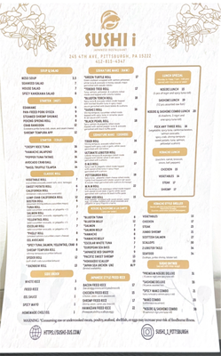 Menu photo 8 Sushi I Pittsburgh, PA Menu photo 8 Sushi I Pittsburgh, PA