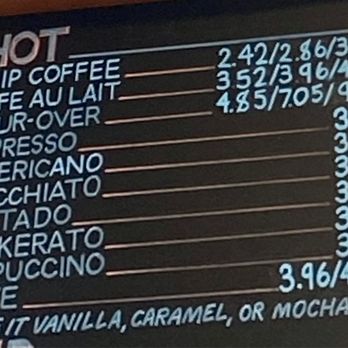 The Lab by Alchemy Coffee - The prices were interesting. - Coffee & Tea Near Me - Richmond, Virginia