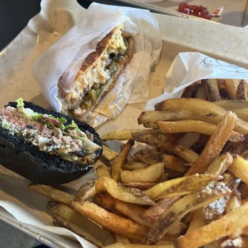 Grill 'Em All - Half Ozzy Osbourne half Napalm Death and side of fries - Burgers Near Me - Long Beach, California