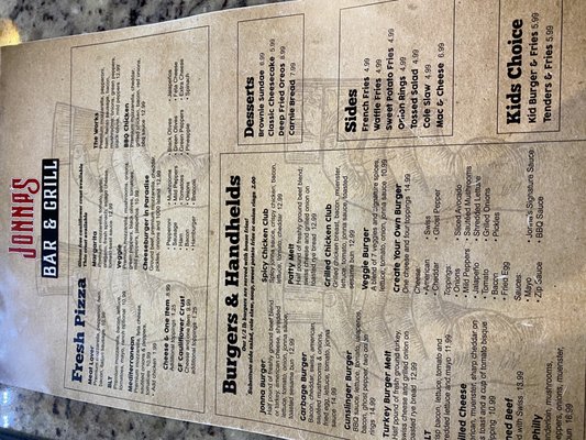 Menu photo 4 Jonnas Bar & Grill New Hudson, MI Menu photo 4 Jonnas Bar & Grill New Hudson, MI