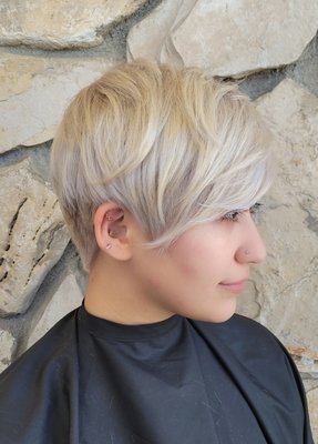 Blondes - As much as I love bold colors, I also work in blonding, balayage, babylights, & highlighting!