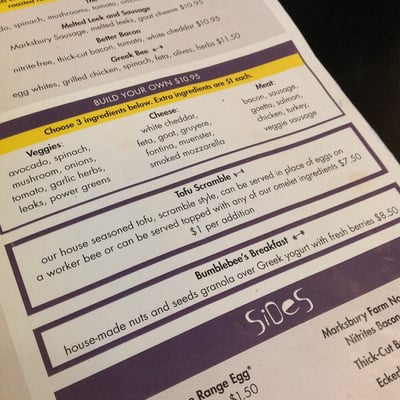 Menu photo 6 Sleepy Bee Cafe - Oakley Cincinnati, OH