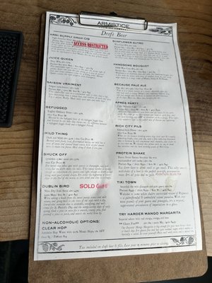 Menu photo 6 Armistice Brewing Company Richmond, CA Menu photo 6 Armistice Brewing Company Richmond, CA