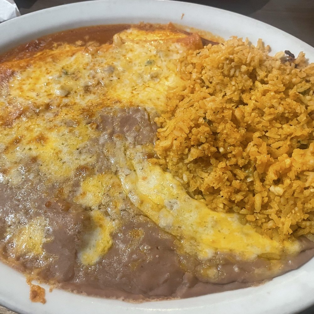 Casa Reynoso - Cheese enchilada rice and beans - Mexican Near Me - Tempe, Arizona
